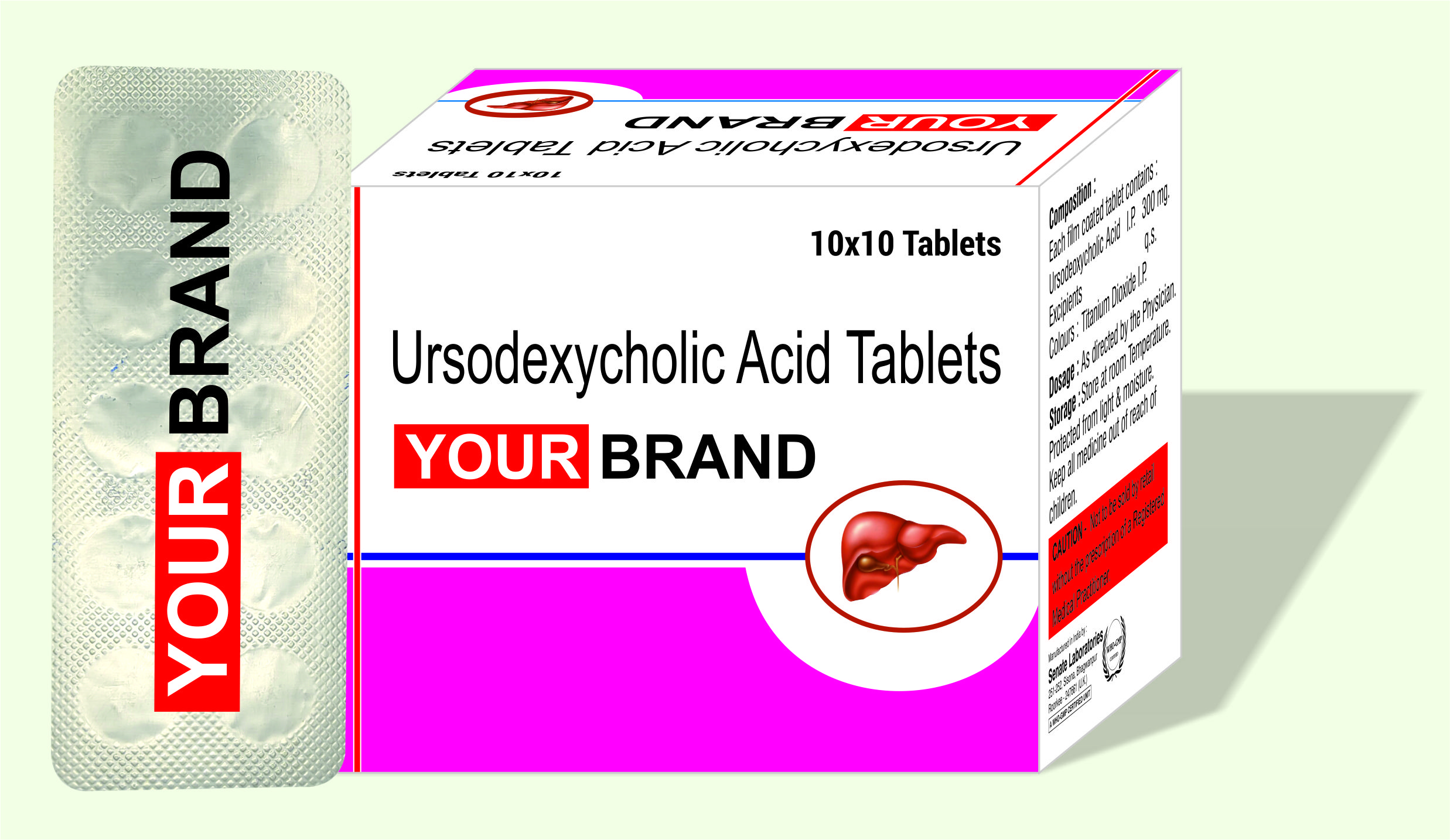 Ursodeoxycholic Acid Tab Third Party Manufacturing@senatelabs