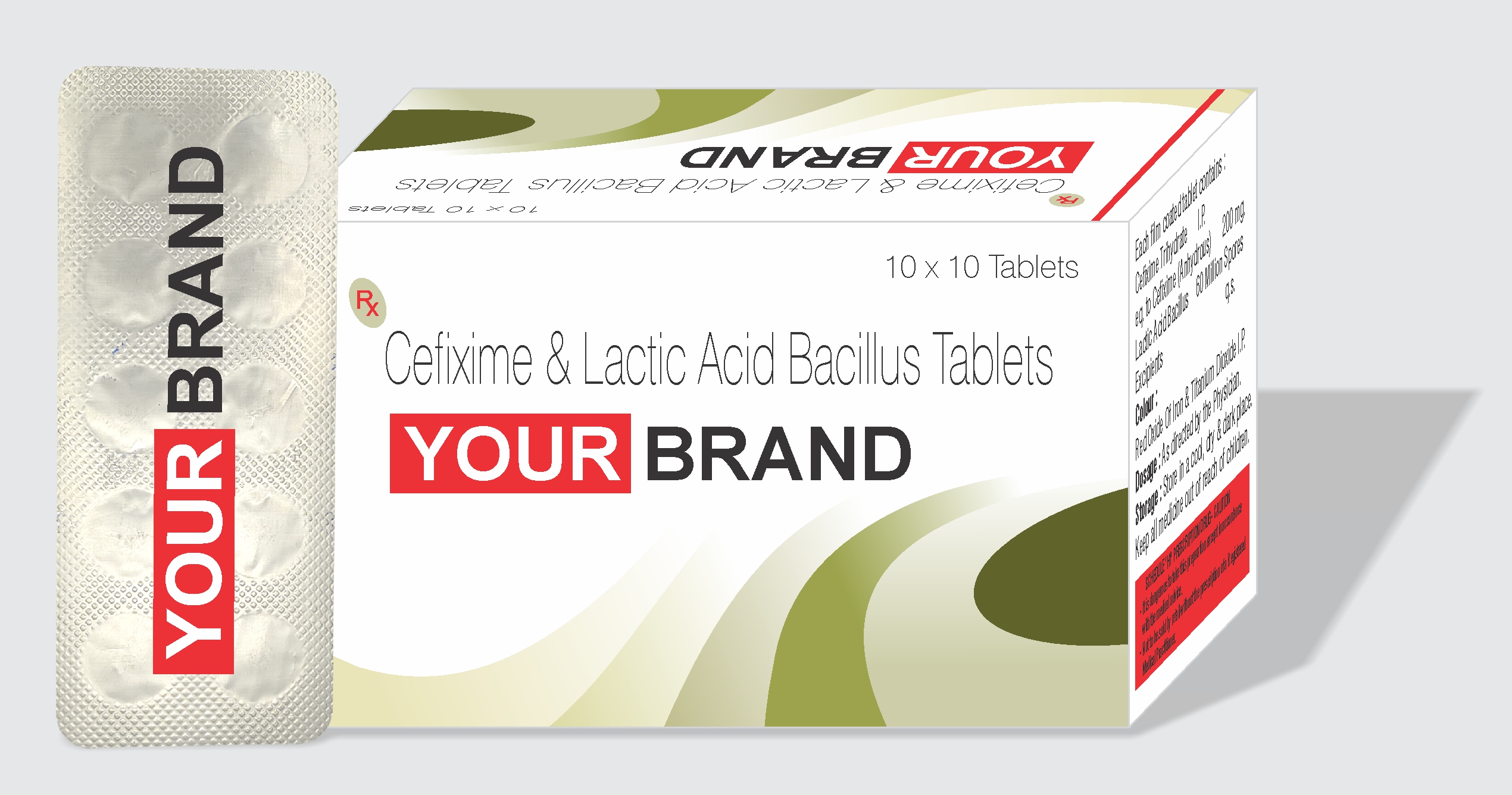 Cefixime & Lactic acid Bacillus Tablet